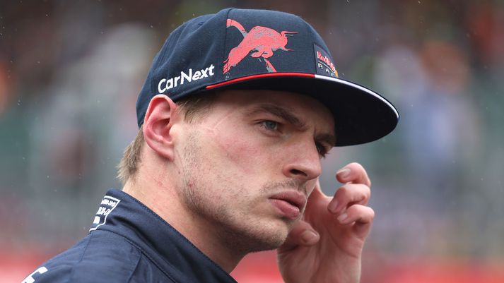 Max Verstappen verður á ráspól á morgun.