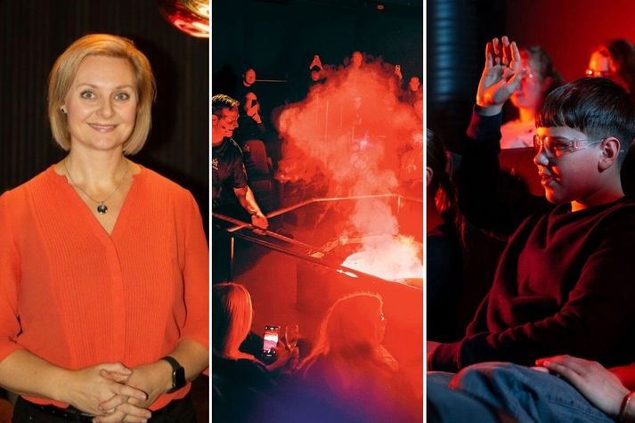 Í Lava Show í Reykjavík fá gestir að finna hitann frá 1.100 gráðu hrauni í návígi og sjá hvernig það kólnar og breytist fyrir framan augun á þeim – alveg eins og í alvöru eldgosi. 