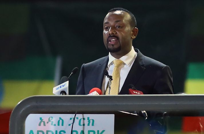 Abiy Ahmed tók við embætti forsætisráðherra Eþíópíu árið 2015.