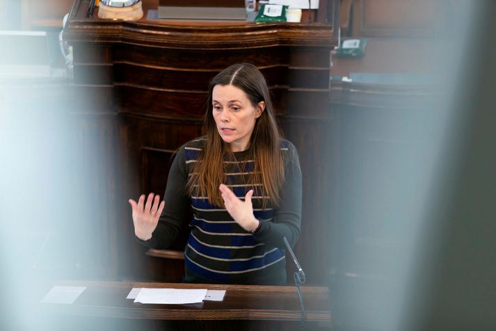 Katrín Jakobsdóttir forsætisráðherra.