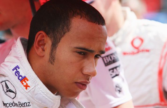 Lewis Hamilton, ökumaður hjá McLaren.
