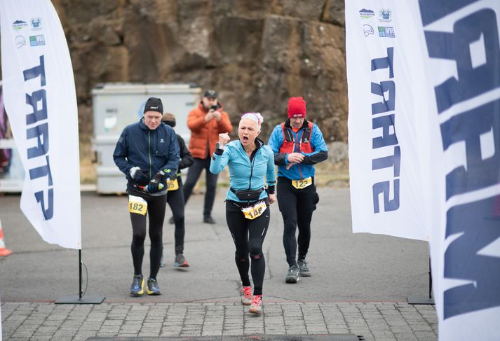 Mari Järsk hljóp 288 kílómetra og er á leiðinni á heimsmótið í bakgarðshlaupi í október fyrir hönd Íslands. 