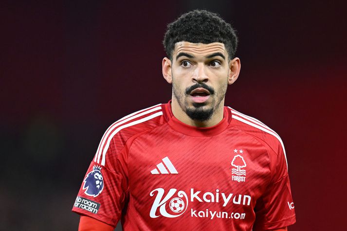 Morgan Gibbs-White heldur kyrru fyrir hjá Forest á meðan málið er rannsakað. 
