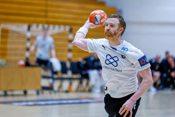 Ásbjörn Friðriksson stóð svo sannarlega fyrir sínu í þessum leik.