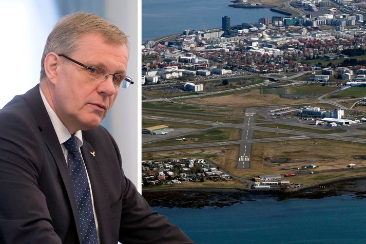 Jón Gunnarsson samgönguráðherra segir að ef breytingar verði gerðar á staðsetningu innanlandsflugs verði hægt að nýta nýja flugstöð sem stendur til að byggja til annars.