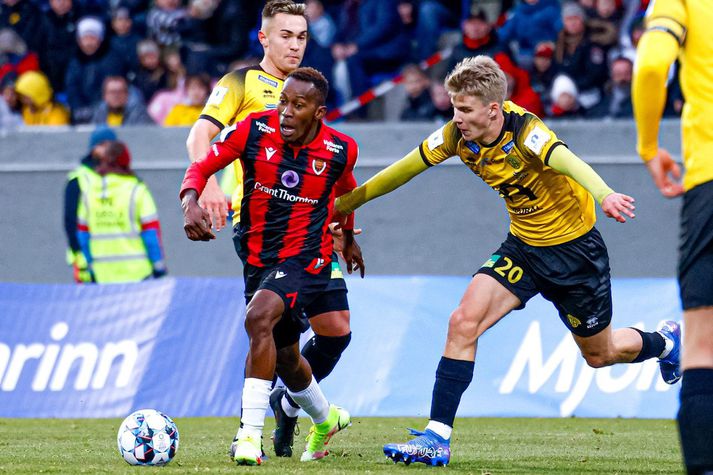 Guðmundur Tyrfingsson í úrslitaleik Mjólkurbikarsins fyrir tveimur árum þar sem Víkingur vann ÍA, 3-0.