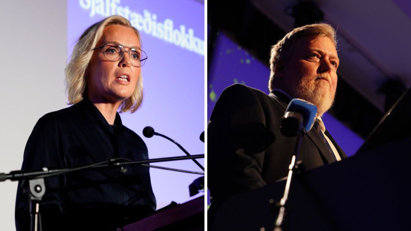 Flestum þykir Guð­rún og Sig­mundur hafa staðið sig illa