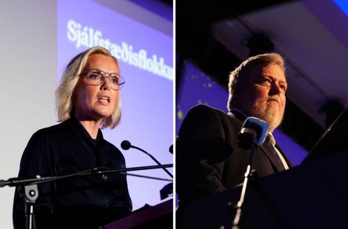 Guðrún Hafsteinsdóttir formaður Sjálfstæðisflokksins og Sigmundur Davíð Gunnlaugsson skora hæst meðal þeirra sem telja formenn hafa staðið sig illa á kjörtímabilinu.