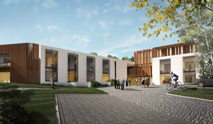 Mynd af tillögu Hornsteina ehf og Eflu.