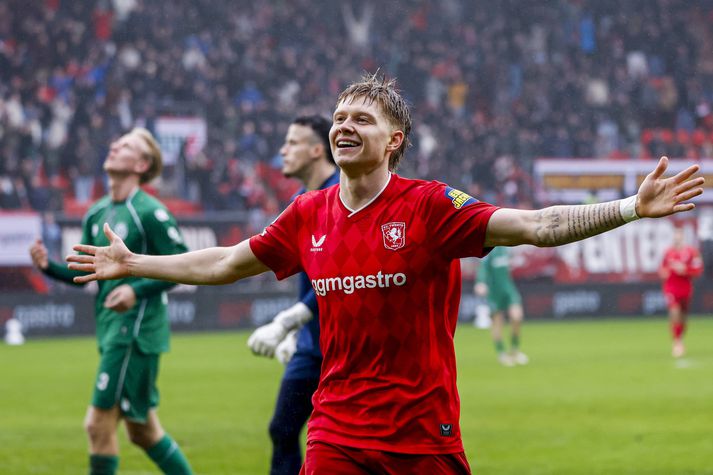 Kristian fagnar marki sínu í dag