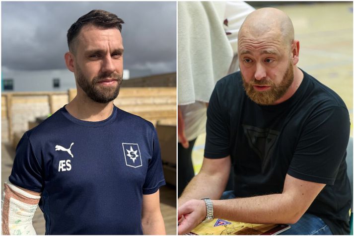 Ægir Þór Steinarsson, leikmaður Íslandsmeistara Stjörnunnar, varpaði pressunni yfir á Tindastól fyrir úrslitaeinvígi Bónus deildarinnar sem hefst í kvöld. Arnar Guðjónsson, þjálfari Tindastóls segir það klókt hjá honum.