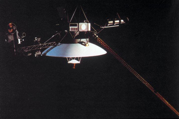 Voyager 1 var skotið á loft þann 5. september 1977.