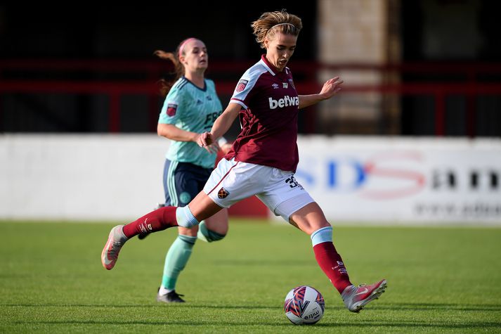 Dagný Brynjarsdóttir og stöllur hennar í West Ham þurftu að sætta sig við svekkjandi jafntefli í dag.