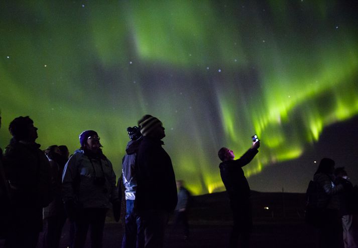 Fólk ætti að gista hér í viku vilji það auka líkurnar á að sjá norðurljósin.