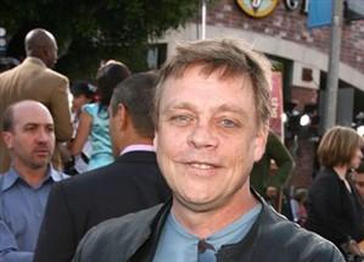 Það var leikarinn Mark Hamill sem lék Luke Skywalker eða Loga geimgengil eins og hann heitir upp á íslenska vísu. Mynd/ AFP.