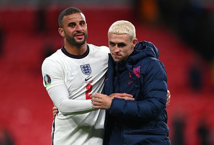 Foden og Walker mæta Þjóðverjum á Wembley.