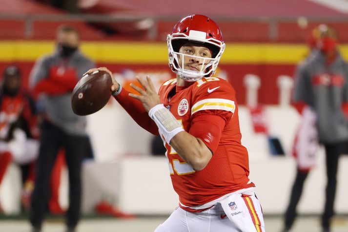 Mahomes í leiknum gegn Bills.