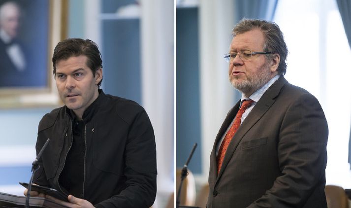 Hart er deilt á þingi.