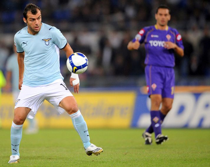 Goran Pendev í leik með Lazio.