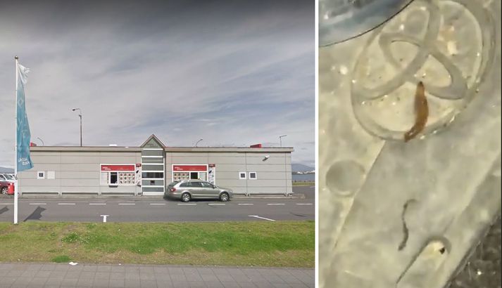 Heiðrún Birna segist hafa keypt borgarann í Aktu Taktu við Skúlagötu.