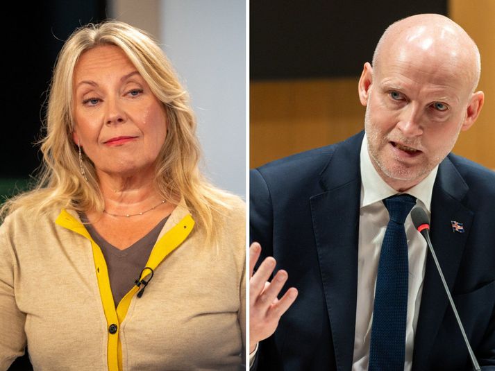 Sigríður Andersen, þingmaður Miðflokksins, stingur upp á að sjálfkeyrandi bílar verði prófaðir í almenningssamgöngum í Vestmannaeyjum. Eyjólfur Ármannsson innviðaráðherra tekur vel í hugmyndina.