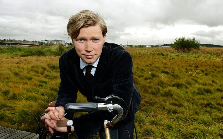 Gísli Marteinn Baldursson stýrir þættinum Sunnudagsmorgni á Ríkisútvarpinu.