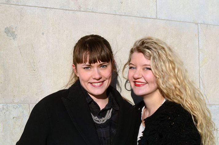 Fatahönnuðirnir Steinunn Björg Hrólfsdóttir og Gígja Isis Guðjónsdóttir.
