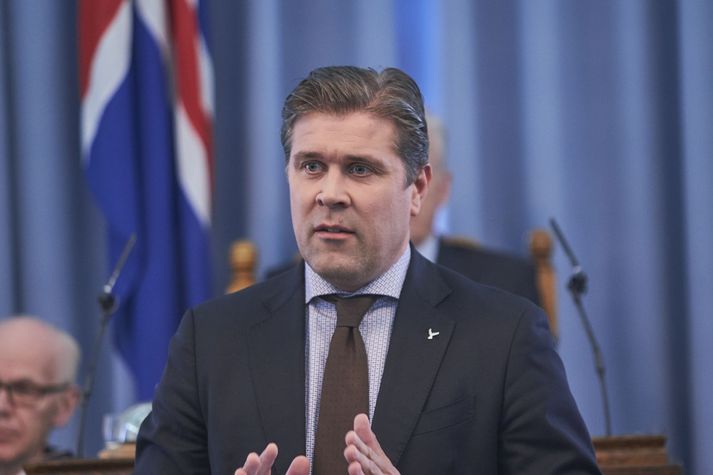 Bjarni Benediktsson fjármálaráðherra.