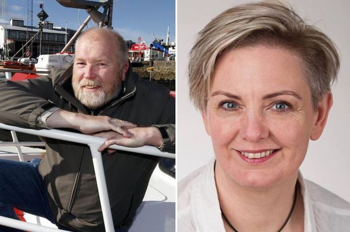 Arthur Bogason formaður Landssambands smábátaeigenda gagnrýnir drónaeftirlit Fiskistofu. Elín Björg Ragnarsdóttir sviðsstjóri Fiskistofu segir drónaeftirlitið hafa komið upp um fjölda mála þar sem ólöglegt brottkast virðist vera í gagni. 