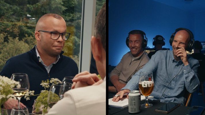 Andri Már fór hamförum í þættinum. 