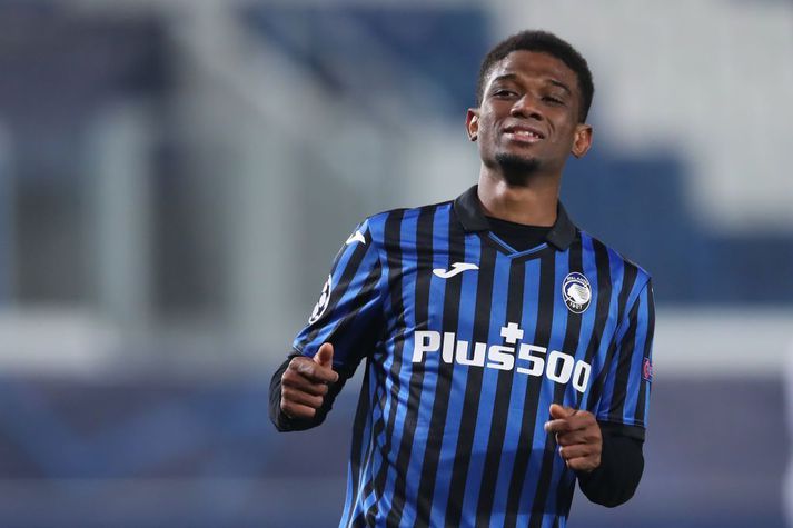 Amad Diallo í leik með Atalanta í Meistaradeild Evrópu, gegn Midtjylland.