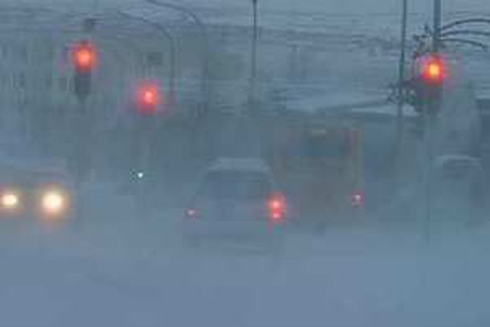 Það hefur verið skítaveður í Reykjavík í dag. Mynd úr safni.