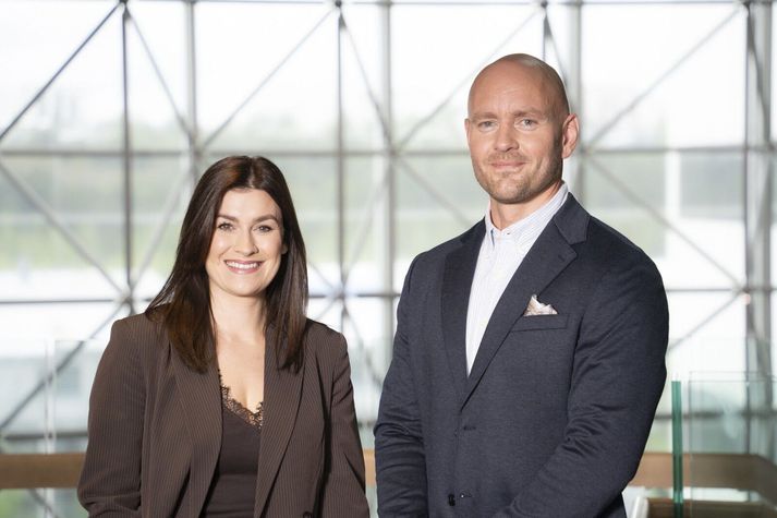 Ásta Ólafsdóttir og Sigurður Pétur Oddsson, nýir leiðtogar hjá Ljósleiðaranum.
