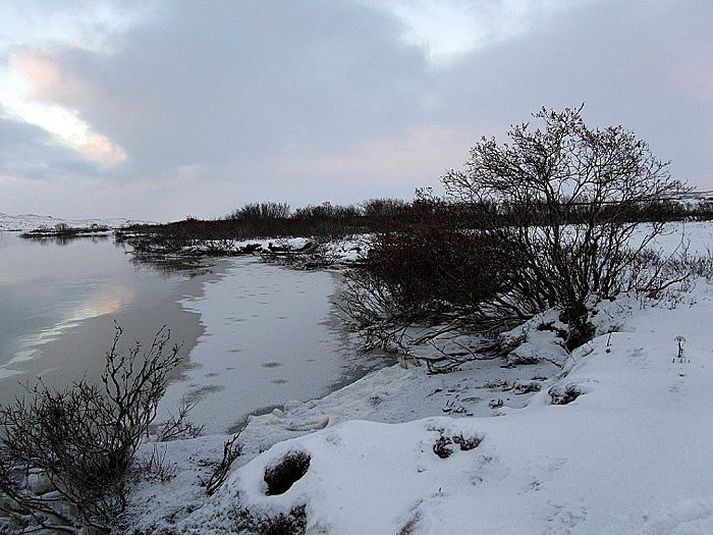 Landskemmdir eru við Lagarfljót.