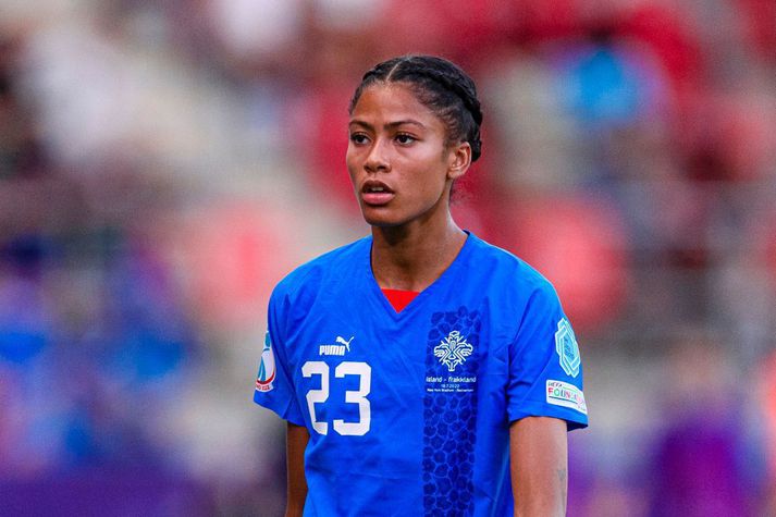 Sveindís Jane Jónsdóttir verður ekki með íslenska landsliðinu er liðið sækir Þjóðverja heim í Þjóðadeild UEFA næstkomandi þriðjudag.