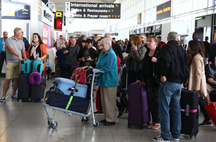 Frá Stansted-flugvelli í Lundúnum.