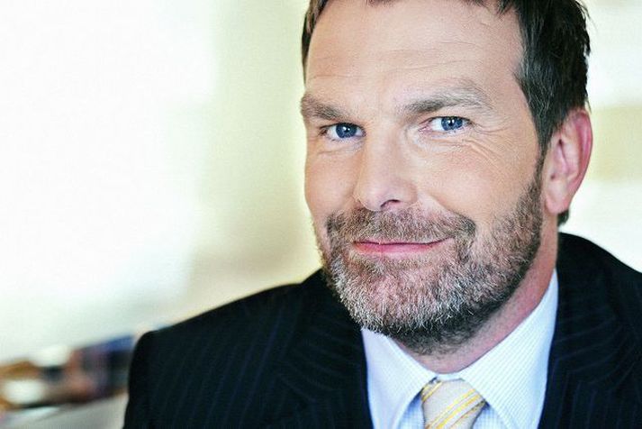 Logi Bergmann. Undirbúningur fyrir spurningaþáttinn Meistarinn er í fullum gangi.