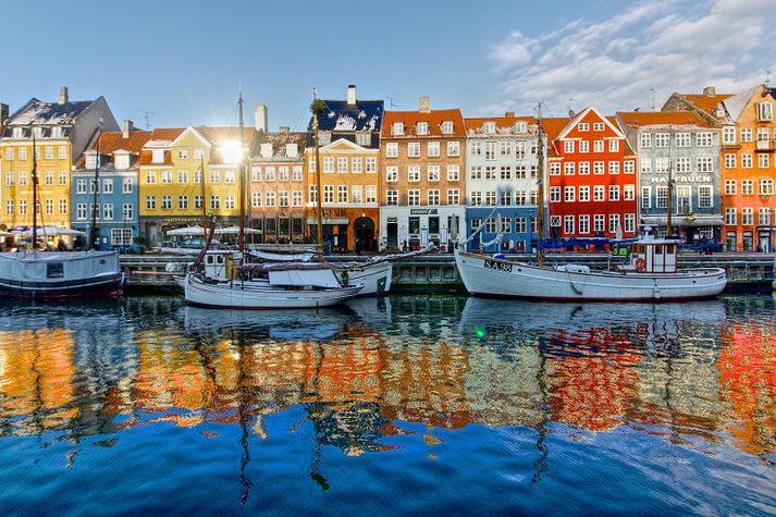 Nyhavn í Kaupmannahöfn.