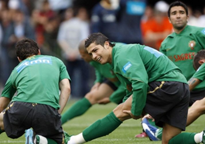 Ronaldo og félagar eru að gera sig klára fyrir EM