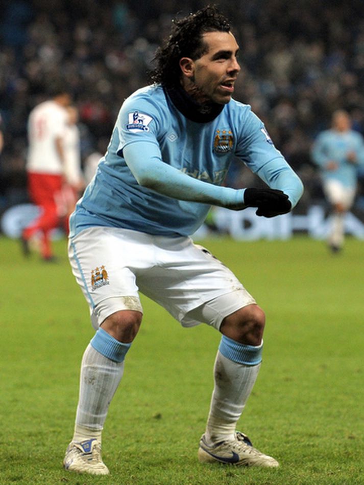 Markadans Carlosar Tevez hefur sést oft í síðustu leikjum.