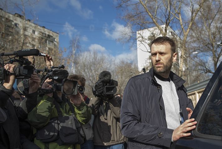 Navalny segir að dómsmálin sem hafa verið höfðuð gegn honum eigi sér pólitískar skýringar.