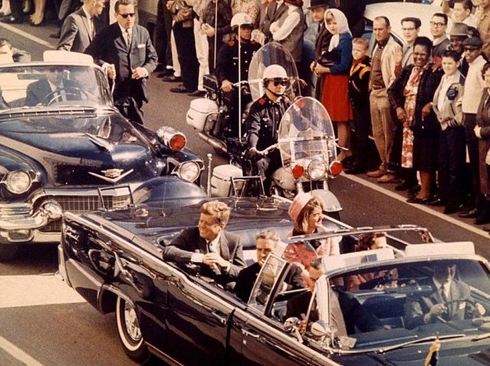 John F. Kennedy var myrtur árið 1963.
