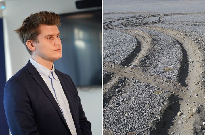 Jóhann Páll, umhverfis-, orku- og loftslagsráðherra, segir óboðlegt hvernig gengið er um náttúruna.