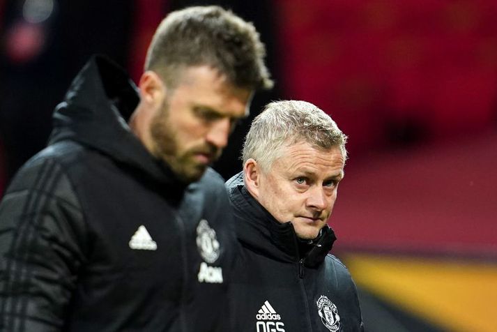 Ole Gunnar Solskjær á möguleika að vinna sinn fyrsta titil sem knattspyrnustjóri Manchester United en það verður nóg að gera fram að úrslitaleik.