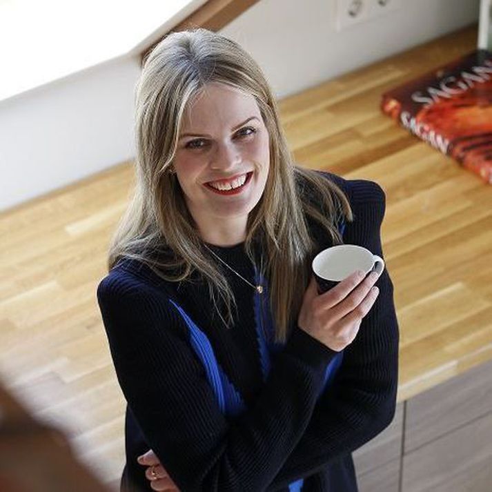Björt Ólafsdóttir gengur í það heilaga síðar í sumar og var af því tilefni gæsuð af vinkonum sínum síðastliðna helgi. fréttablaðið/Pjetur.