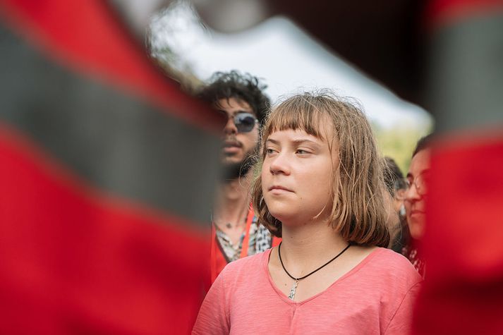Greta Thunberg er í haldi Ísraelsmanna.