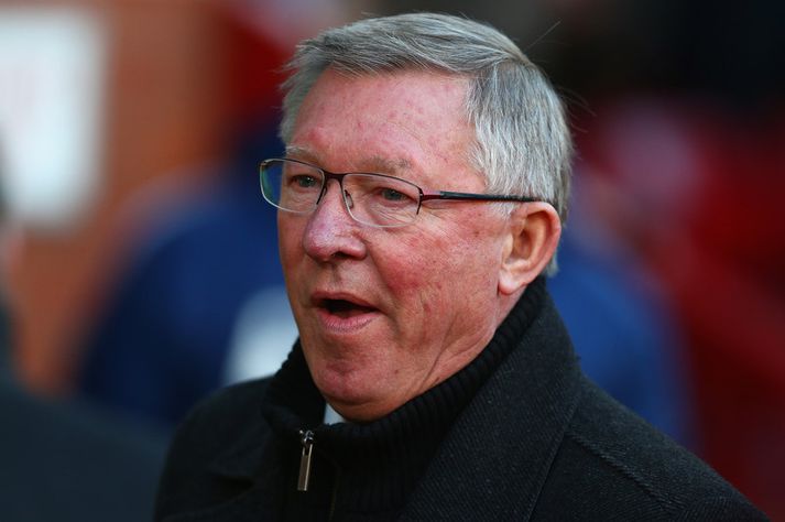 Sir Alex Ferguson, stjóri Manchester United.