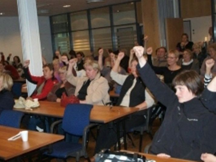 ´Frá fhundi sjúkraliða í dag.