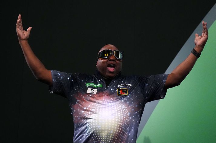 Leonard Gates sýndi sínar bestu hliðar áður en keppni dagsins hófst. Hann var öllu slakari eftir að hún hófst - en komst þó áfram.