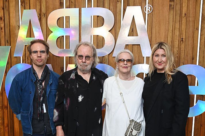 Ludvig Andersson, Benny Andersson, Anni-Frid Lyngstad og framleiðandinn Svana Gisla  koma öll að ABBA Voyage. 
